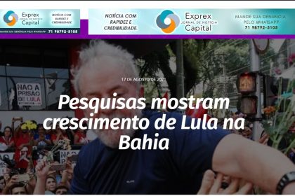 Exprex Capital divulga pesquisa realizado pela Paraná Pesquisas