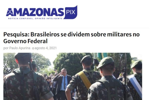 Amazonas Pix divulga pesquisa realizado pela Paraná Pesquisas