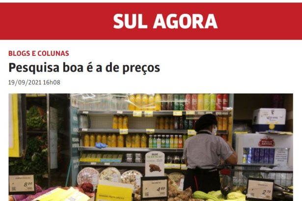 Sul Agora cita pesquisa realizado pela Paraná Pesquisas