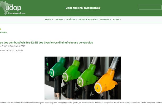 Udop divulga pesquisa nacional realizado pela Paraná Pesquisas