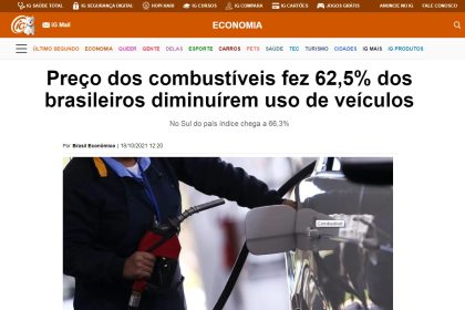 IG divulga pesquisa nacional realizado pela Paraná Pesquisas