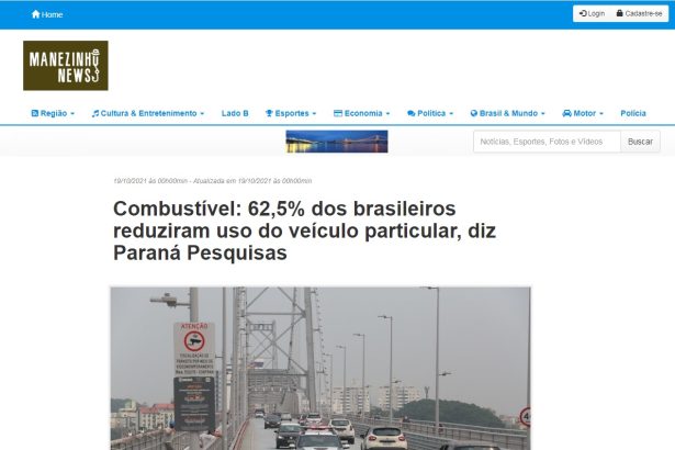 Manezinho News divulga pesquisa nacional realizado pela Paraná Pesquisas