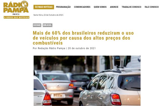 Rádio Pampa divulga pesquisa nacional realizado pela Paraná Pesquisas