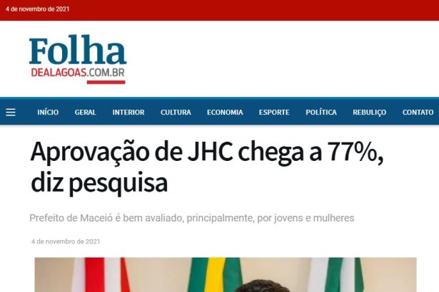 Folha de Alagoas divulga pesquisa realizado pela Paraná Pesquisas