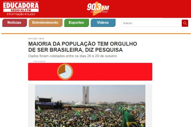 Rádio Educadora divulga pesquisa nacional realizado pela Paraná Pesquisas