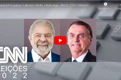 CNN Brasil cita pesquisa realizada pela Paraná Pesquisas.