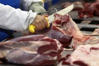 trabalhador corta carne em frigorifico de promissao em sao paulo 09022023150043075