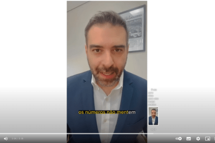 Canal do Denian cita pesquisa realizada pela Paraná Pesquisas.