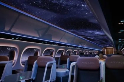 Avião com teto transparente é a nova aposta de empresa aeroespacial