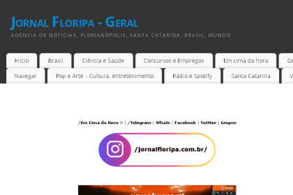 Jornal Floripa cita pesquisa realizada pela Paraná Pesquisas.
