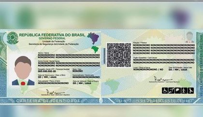 DF, SP e outros 13 estados têm 4 meses para começar a emitir a nova carteira de identidade
