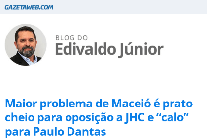 Blog do Edivaldo Júnior cita pesquisa realizada pela Paraná Pesquisas.