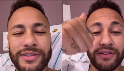 Neymar tranquiliza fãs após cirurgia no joelho esquerdo: 'Estarei de volta o mais rápido possível'