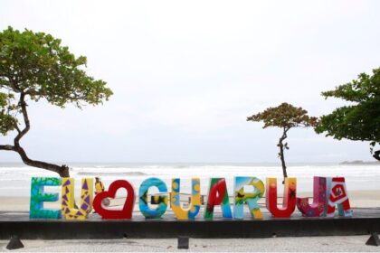 Band News cita pesquisa realizada pela Paraná Pesquisas em Guarujá.