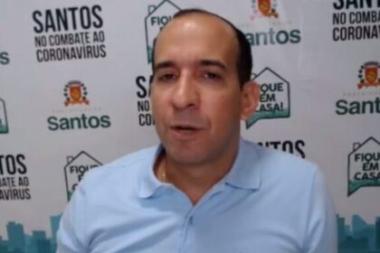Folha Santista cita pesquisa realizada pela Paraná Pesquisas em Santos.