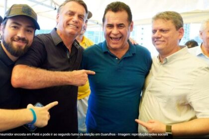 Diário de S. Paulo cita pesquisa realizada pela Paraná pesquisas em Guarulhos.