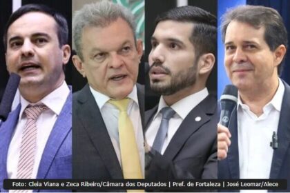 Repórter Ceará cita pesquisa realizada pela Paraná Pesquisas em Fortaleza.