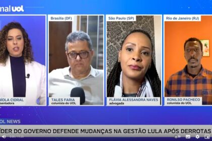 Canal UOL cita pesquisa realizada pela Paraná Pesquisas em São Paulo.