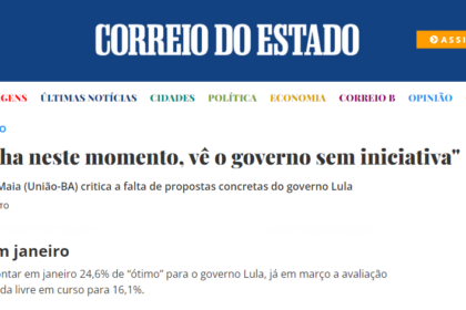Correio do Estado cita pesquisa realizada pela Paraná Pesquisas em Fortaleza.