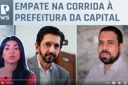 Jovem Pan News cita pesquisa realizada pela Paraná Pesquisas em São Paulo.