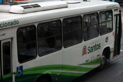 Mobilidade Sampa cita pesquisa realizada pela Paraná Pesquisas em Santos.