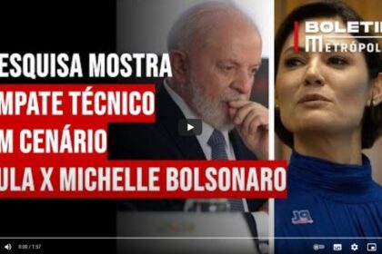 Metrópoles cita pesquisa realizada pela Paraná Pesquisas.