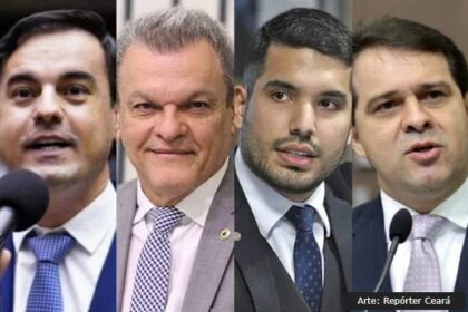 Repórter Ceará cita pesquisa realiza pela Paraná Pesquisas em Fortaleza.