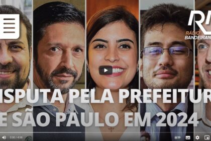 Rádio Bandeirantes cita pesquisa realizada pela Paraná Pesquisas em São Paulo.