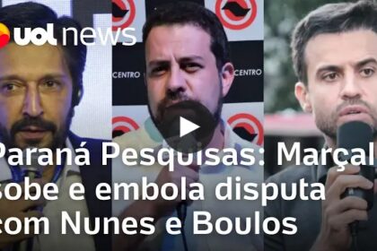 UOL Notícias cita pesquisa realizada pela Paraná Pesquisas em São Paulo.
