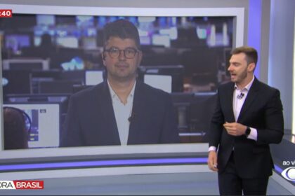 Band cita pesquisa realizada pela Paraná Pesquisas em São Paulo.