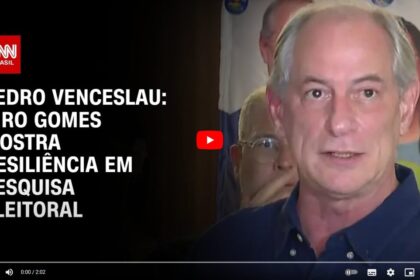CNN Brasil cita pesquisa realizada pela Paraná Pesquisas.