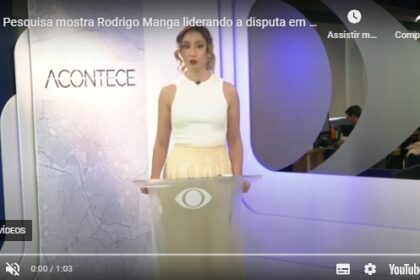 Band cita pesquisa realizada pela Paraná Pesquisas em Sorocaba.
