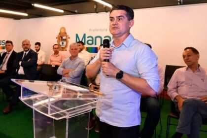 Amazonas 1 cita pesquisa realizada pela Paraná Pesquisas em Manaus.