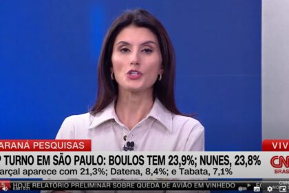 CNN Brasil cita pesquisa realizada pela Paraná Pesquisas em São Paulo.