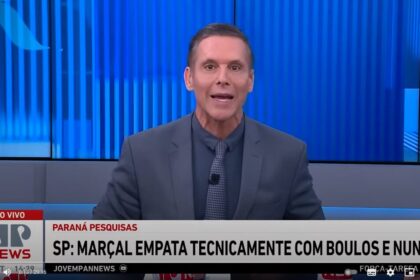 Jovem Pan cita pesquisa realizada pela Paraná Pesquisas em São Paulo.