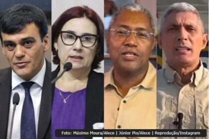 Repórter Ceará cita pesquisa realizada pela Paraná Pesquisas em Caucaia.