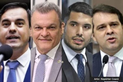 Repórter Ceará cita pesquisa realizada pela Paraná Pesquisas em Fortaleza.