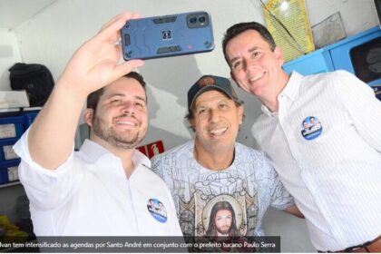 ABC Repórter cita pesquisa realizada pesquisa realizada pela Paraná Pesquisas em Santo André.