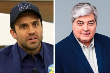 D'Ponta cita pesquisa realizada pesquisa realizada pela Paraná Pesquisas em São Paulo.