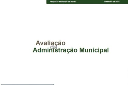 Giro Marília cita pesquisa realizada pela Paraná Pesquisas em Marília.