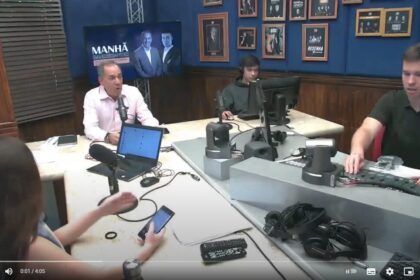 Rádio Bandeirantes cita pesquisa realizada pela Paraná Pesquisas em São Paulo.