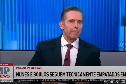 Jovem Pan News cita pesquisa realizada pela Paraná Pesquisas em São Paulo.