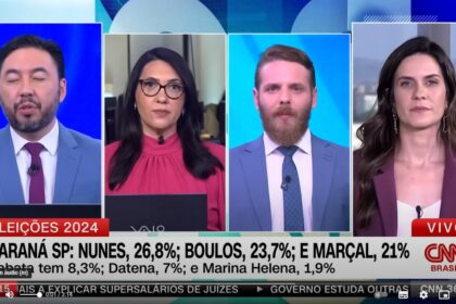 CNN Brasil cita pesquisa realizada pela Paraná Pesquisas em São Paulo.