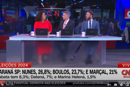 CNN Brasil cita pesquisa realizada pela Paraná Pesquisas em São Paulo.