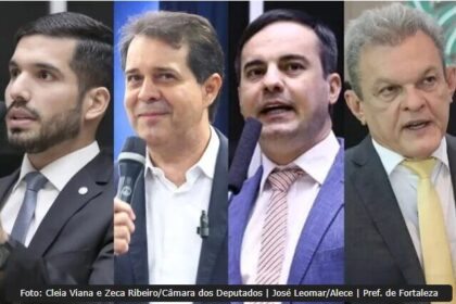 Repórter Ceará cita pesquisa realizada pela Paraná Pesquisas em Fortaleza.