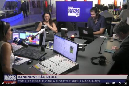 Rádio Band News cita pesquisa realizada pela Paraná Pesquisas em São Paulo.