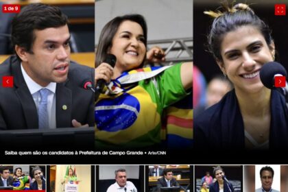 CNN Brasil cita pesquisa realizada pela Paraná Pesquisas em Campo Grande.