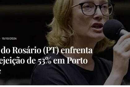 Contra Fatos cita pesquisa realizada pela Paraná Pesquisas em Porto Alegre.