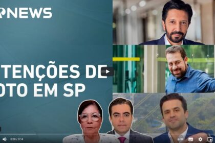 Jovem Pan cita pesquisa realizada pela Paraná Pesquisas em São Paulo.