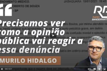 Rádio Bandeirantes cita pesquisa realizada pela Paraná Pesquisas em São Paulo.